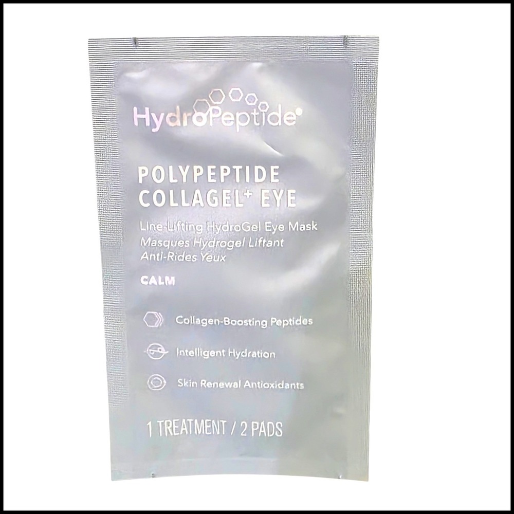 HydroPeptide Polypeptide Collagen Eye Mask Calming 1 Treatment 2 Pads